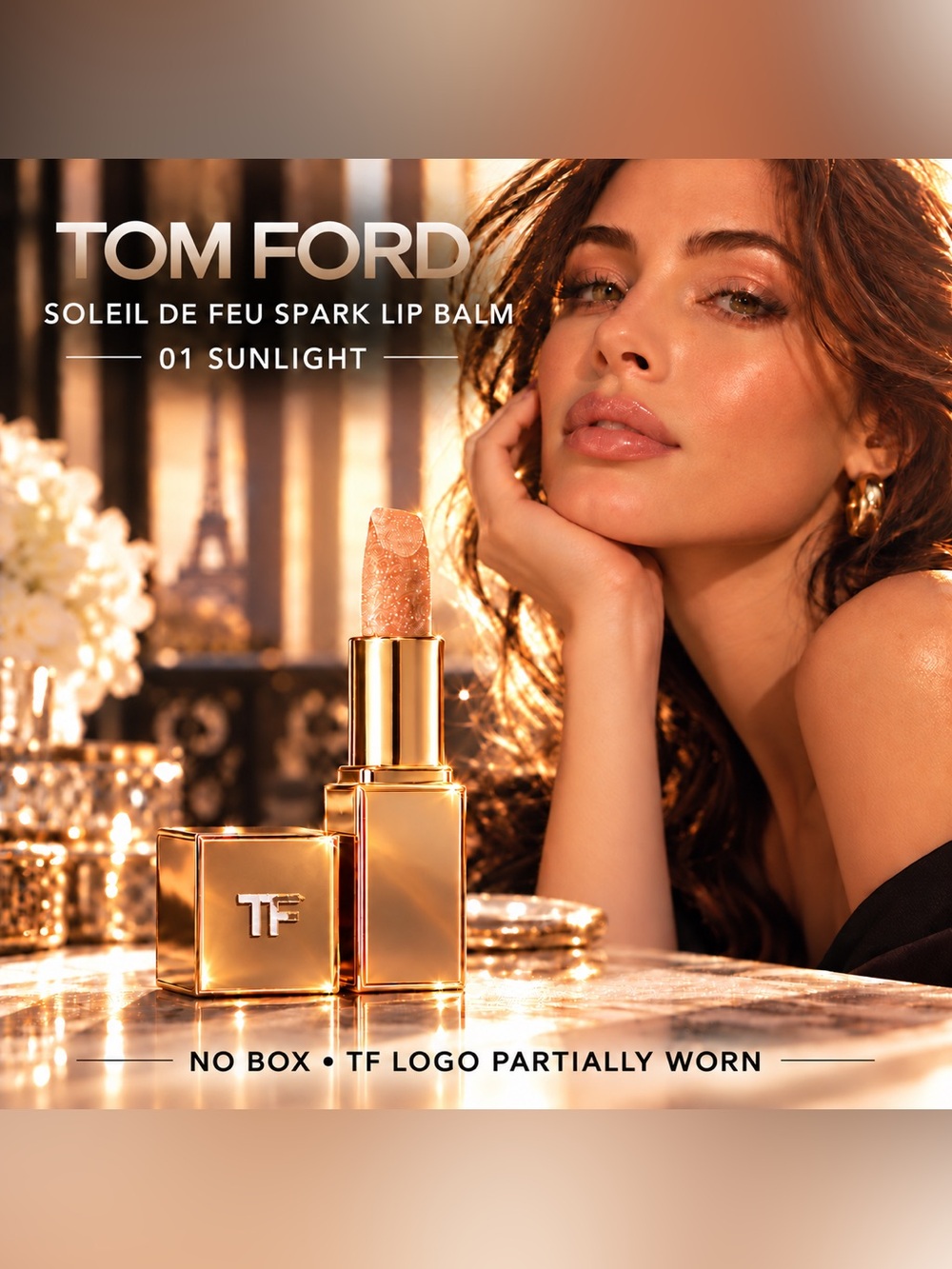 Tom Ford Spark Lip Balm 01 Sunlight - Shimmery Peach Gold
